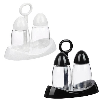 набор на подставке для соли и перца, пластик интернет-магазин «Барс»