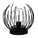 светильник led в стиле лофт, металл, 15х15х15,5 см, цвет черный