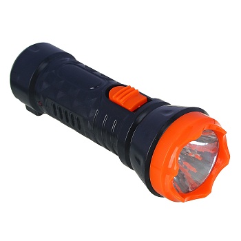 ермак фонарь аккумуляторный 1х0,5 вт led, вилка 220в, пластик, 12,3x4,3см