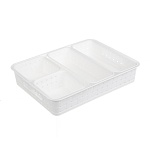 набор лотков для мелочей тм vetta, пластик, 3 размера в одном комплекте, 5шт от магазина Барс