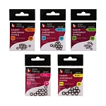 набор заводных колец тм azor fishing, 10шт, 4,5мм, 5мм, 6мм, 7мм, 8мм