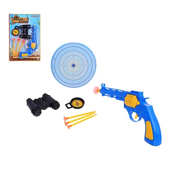 игроленд набор игровой "дикий запад", 6 пр., pp, pvc, 19х28,5х3см, 2 дизайна