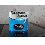 туалетная бумага "соло", 2сл, белая с перф 4шт/упак 1/14
