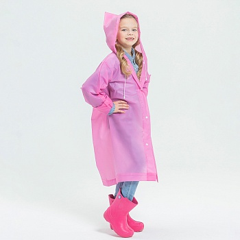 дождевик детский тм inbloom, 83х54см, эва 100мкм, 5 цветов от магазина Барс