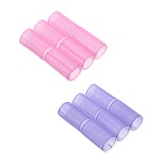юниlook набор бигуди 6шт, 6x3см, пластик, 2 цвета, acs-76