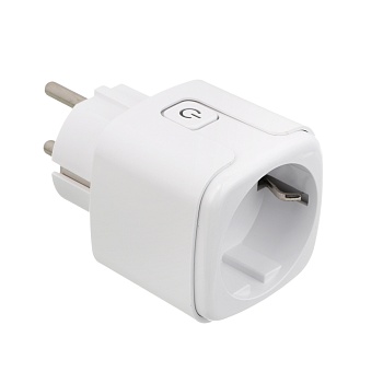 сетевая розетка smart by, tuya, алиса wi-fi, 10 а, 110-240 в, 50/60 гц, белый от магазина Барс