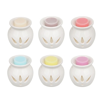 ladecor ароманабор лампа и аромавоск, (rose/lavender/sandalwood/vanilla/cotton/ocean)
