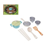 игроленд игровой набор посуды "экопластик", 14 предметов, пластик, 29х10х20 см интернет-магазин «Барс»