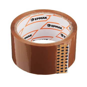 клейкая лента тм ермак коричневая 48мм x 40м