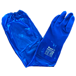 Картинка Перчатки МБС, интерлок с полным покрытием ПВХ, синие, Sandy Long от магазина барс перчатки мбс, интерлок с полным покрытием пвх, синие, sandy long