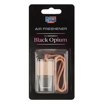 new galaxy ароматизатор подвесной автопарфюм, по мотивам black opium, 5 мл