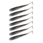 kaida приманка силиконовая твистер 3,5", 9см, 4гр, ht008, 7шт