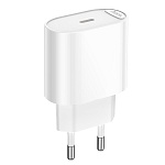 сетевое зарядное устройство hoco. модель c109a, usb-с pd 20w, цвет: белый от магазина Барс