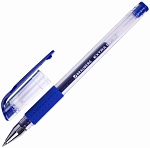 ручка гелевая с грипом brauberg "extra gt", синяя, стандартный узел 0,5 мм, линия 0,35 мм, 143915