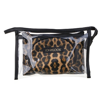 юl набор косметичек 3шт, пвх, 24х15х6,5/19,5х12х2,5/14х9,5х3,5 мп-23