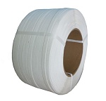 стреп лента 12мм*0,8мм (1,8 км), белая (нагрузка на разрыв max 200 кг/с) 