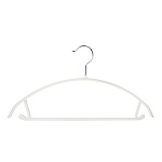 вешалка для одежды тм vetta, 40х21,5х1 см, пластик с покрытием софт тач, цвет белый от магазина Барс