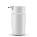 диспенсер для жидкого мыла flux, 250мл, белый, 7,5х7,5х14,5см от магазина Барс