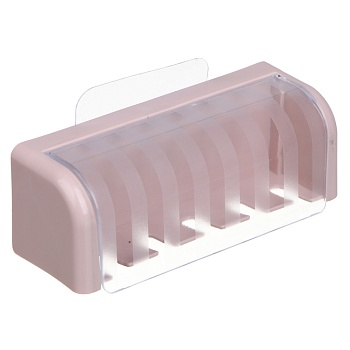 vetta classic держатель для зубных щеток, пластик, 13,5x4,5x5 см, пудровый от магазина Барс