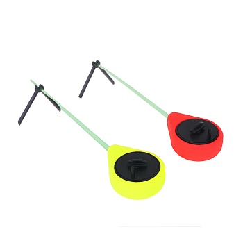 azor fishing удочка зимняя, пенопласт, длина 21 см, d4,5см, 2 цвета