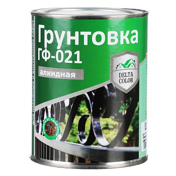 delta color грунтовка гф-021 красно-коричневая