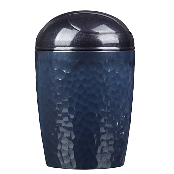 контейнер для мусора настольный 1л, luna, пластик, синий от магазина Барс