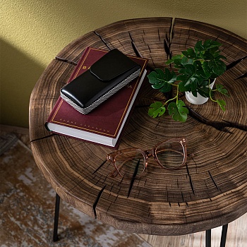 юl футляр для очков на магнитной застежке, пу, 14,5х7см, черный