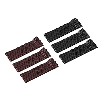 юниlook невидимки для волос 27шт, 5см, металл, 2 цвета, acs-30
