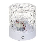 светильник led, 9х9х10 см, с живым светом, usb, полистирол, 3 цвета(белый, теплый, белый теплый)