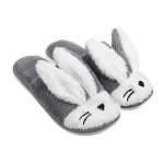 обувь домашняя с ушками, размер 40-41, разноцветная, #2