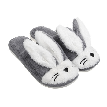 обувь домашняя с ушками, размер 40-41, разноцветная, #2