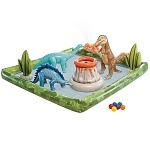 intex игровой центр "jurassic adventure", от 2 лет, 201x201x36 см, 56132np