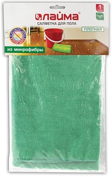 салфетка микрофибра 70х80см, лайма, 300г/м2, зеленая