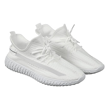 кроссовки спортивные, р. 43, белые, полиэстер, пвх