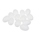 заготовка "яйцо" из пенопласта, 2,5х4 см, набор 12 шт