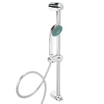 стойка с набором для душа, лейка 1 режим, шланг 150см