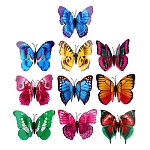 фигурка на стержне "бабочка" тм inbloom, 7х10х25см, пвх, металл от магазина Барс