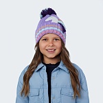 galante шапка детская, р-р 52-54, фиолетовая, сзмп-1