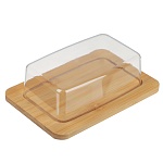 масленка тм vetta, 20,5x14x6,4см, пластик, бамбук интернет-магазин «Барс»