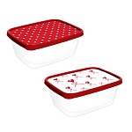 пасха контейнер для продуктов прямоугольный 0,85л, пластик, 2 дизайна интернет-магазин «Барс»