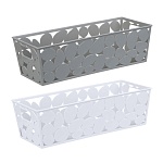 vetta корзинка для хранения, 25,5x10x7,5 см, 2 цвета, пластик