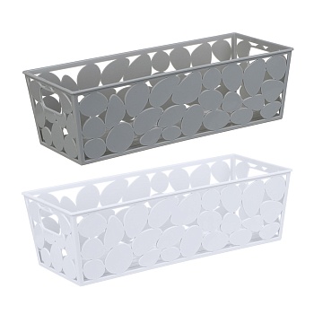 vetta корзинка для хранения, 25,5x10x7,5 см, 2 цвета, пластик