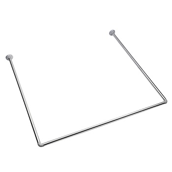 vetta карниз для ванной угловой 90x90x90см, нерж.сталь от магазина Барс