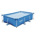 bestway бассейн каркасный steel pro, 221х150х43см, 1200л, 56401