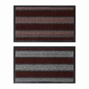 коврик придверный тм vetta folk, ворсовый с резиновой каймой, 45x75см, 3 дизайна от магазина Барс