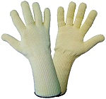 перчатки арамидные (кевларовые) двойные с длинной манжетой 