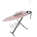 vetta доска гладильная 122х40х90см, металл, подставка п/утюг,полка для белья,подрукавник,удл.1,9м н9 от магазина Барс