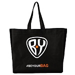 by сумка-шоппер 40х45х16см (шелкография), спанбонд черный от магазина Барс