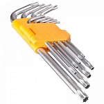 набор ключей torx-профиль 9пр. (75х3мм-170х9мм) ермак 