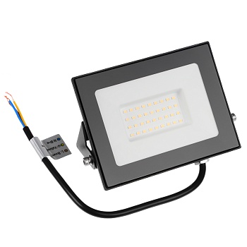 прожектор светодиодный by 50вт, 200-250в, ip65, 3000lm, 4000k, 120° от магазина Барс